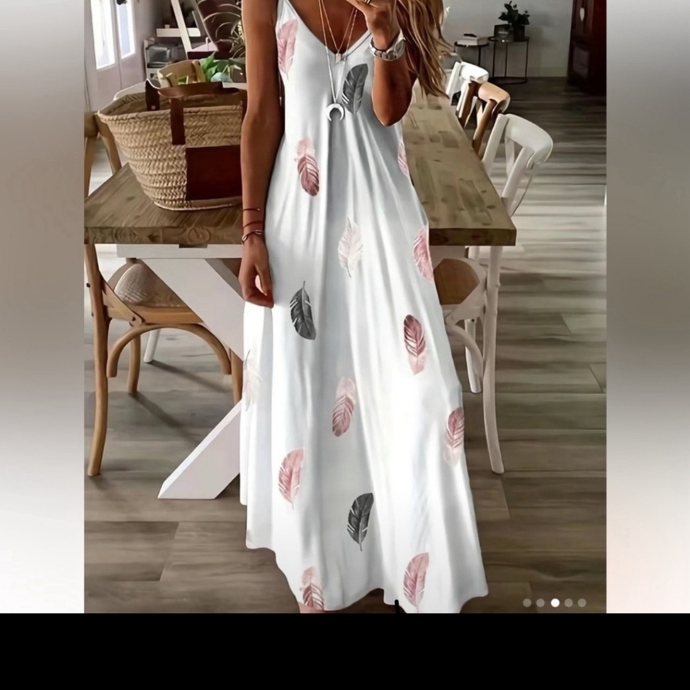 White slip dress